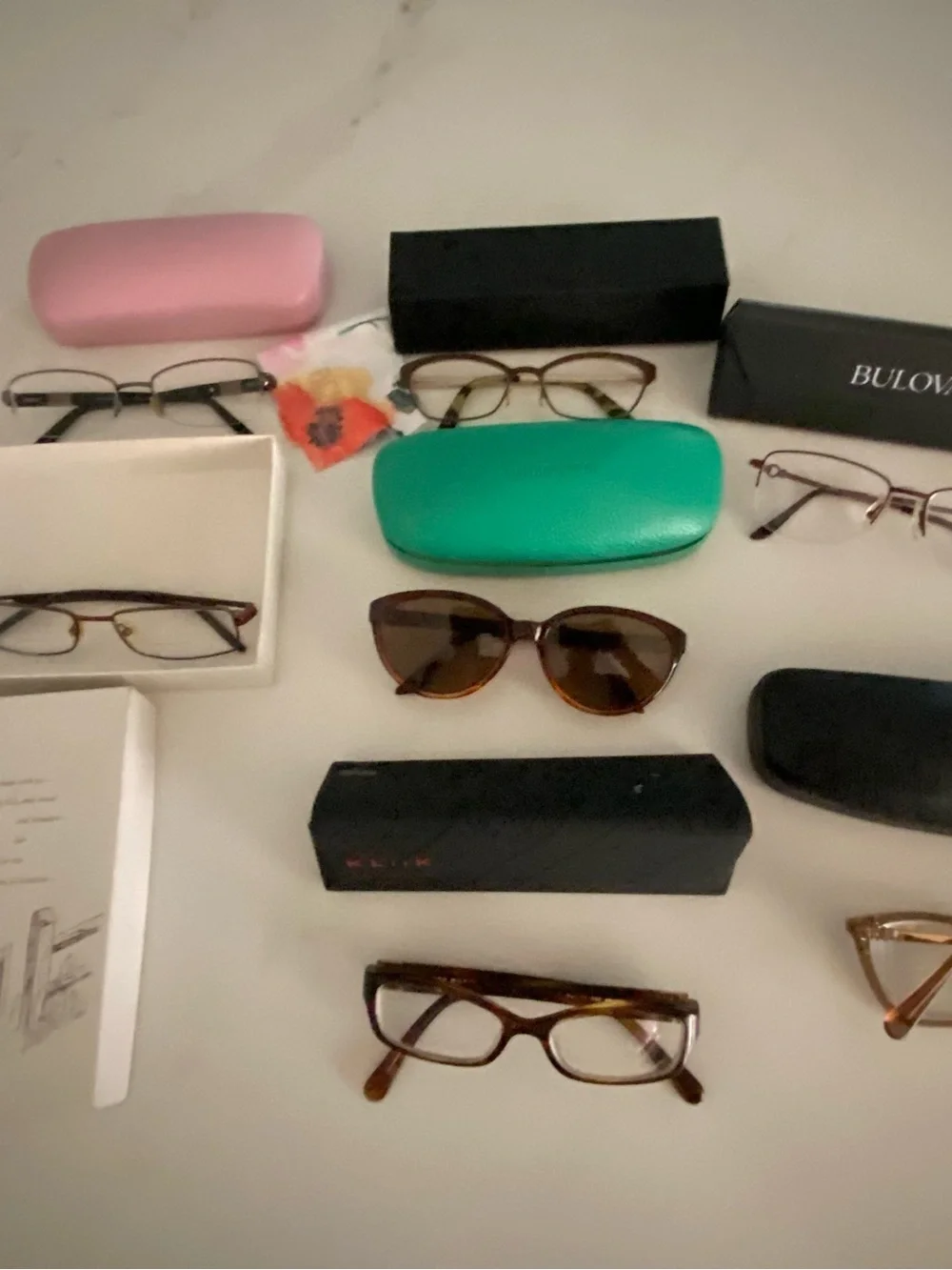 Huge Eyeglasses Lot Tory Burch Burberry Coach Hard Cases